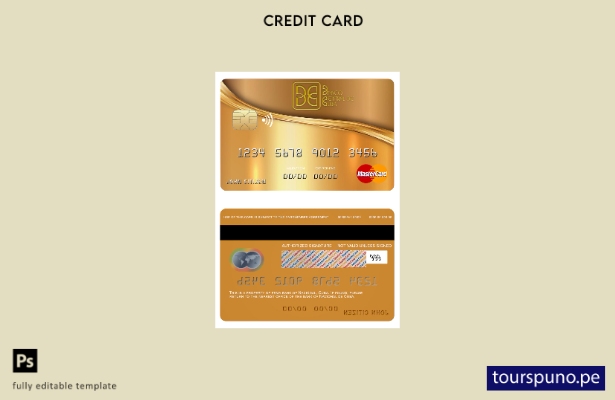 lista para imprimir plantilla mastercard del banco Cuba Nacional